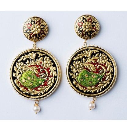 Earrings (Gold Leafed)